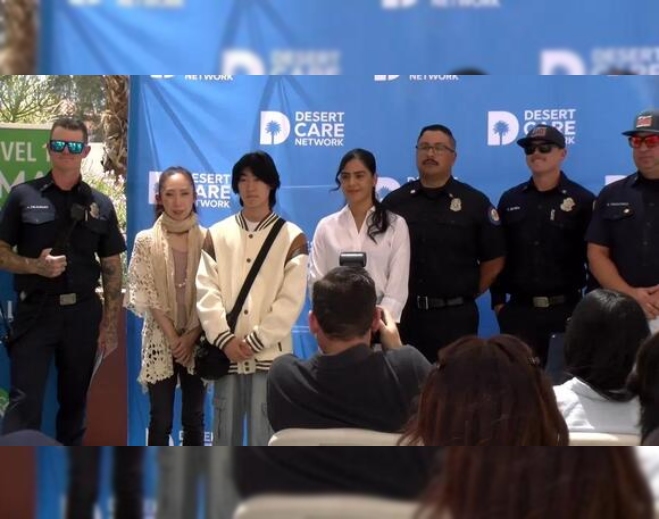 Group standing at Desert Care Network event