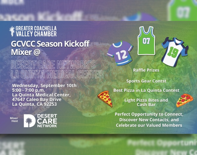Season kickoff mixer event graphic