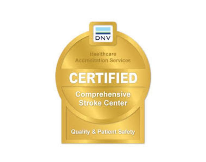 DNV certified comprehensive stroke center badge